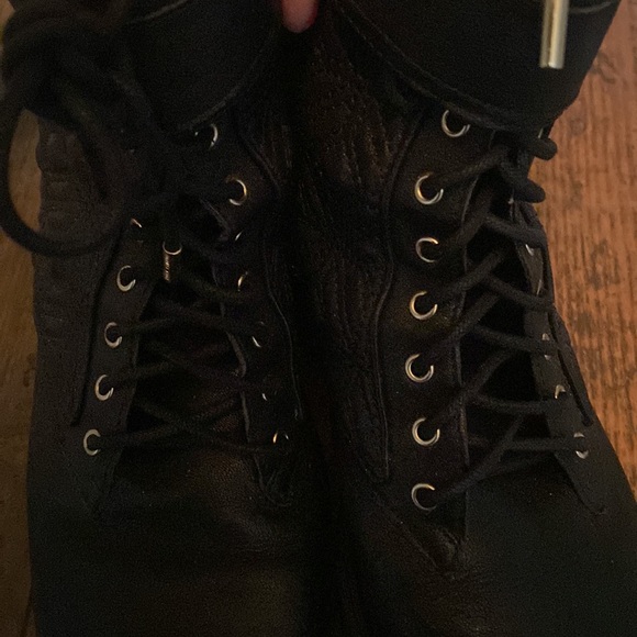 Vince Camuto black combat boots - Picture 10 of 11